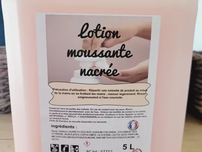 lotion moussante